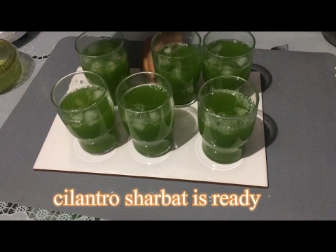 cilantro-lime-juice#coriander-lemonade-sharbat#cilantro-summer-cooler-drink
