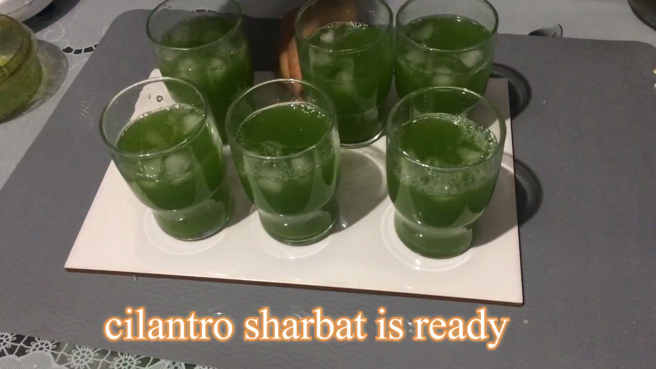 Cilantro Lime Juice#Coriander Lemonade Sharbat#Cilantro Summer Cooler Drink
