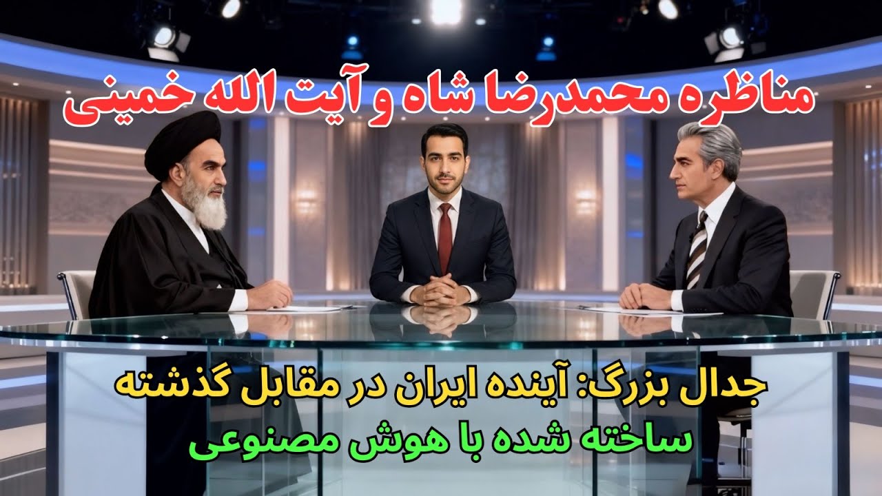 مناظره محمدرضا شاه و امام خمینی با 47 سال تاخیر!!