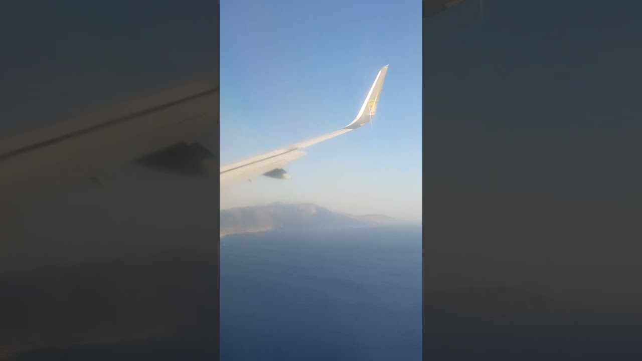 Flüg über Griechenland Insel Kos 