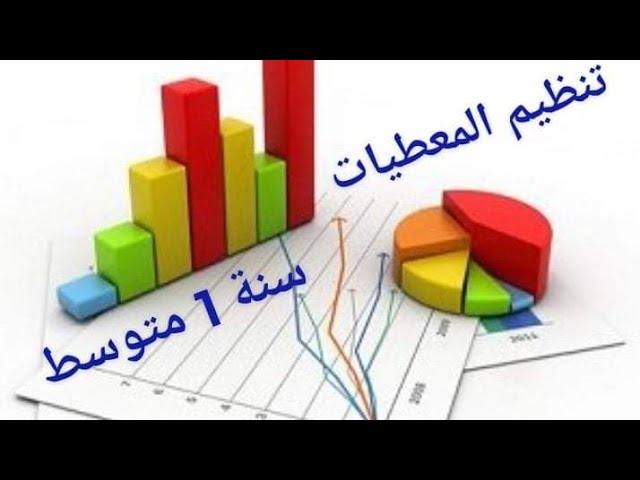 تنظيم المعطيات📚📊📈 - سنة اولى متوسط /دروس ثلاثي الثالث