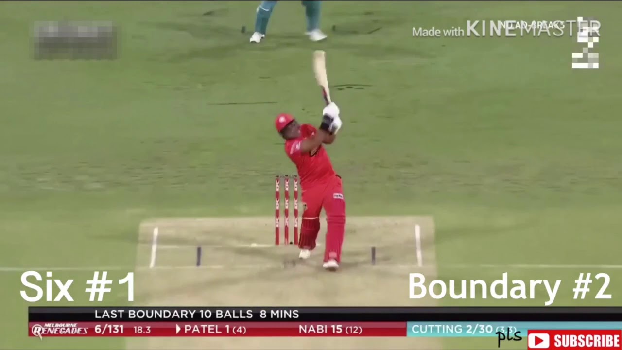All Samit Patel’s Wickets & Boundaries of BBL|09
