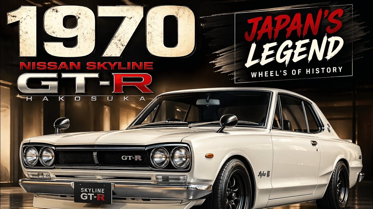 🔥 1970 Nissan Skyline GT-R Hakosuka — Japan