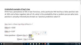 Bayes' Theorem Example 2  by Online Courses