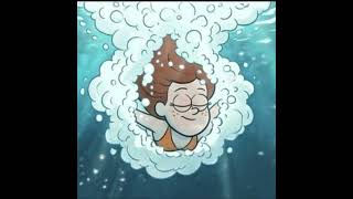 Gravity Falls Wendy swims in the swimming pool!!