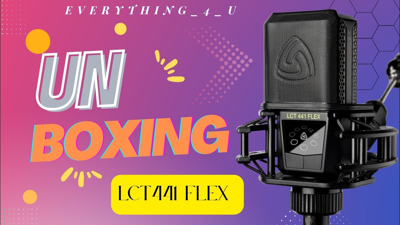 Lewitt 441 Flex | Multi-Pattern 1" Large-Diaphragm | Studio Condenser Microphone | Unboxing Video