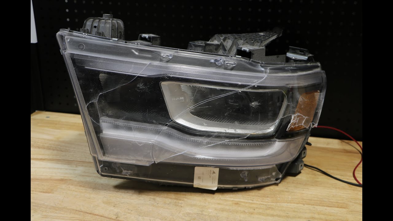2019-2020 Ram 1500 Rebel LED Headlight Teardown