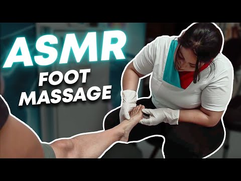 Relaxing FOOT&HEAD massage | ASMR Barber