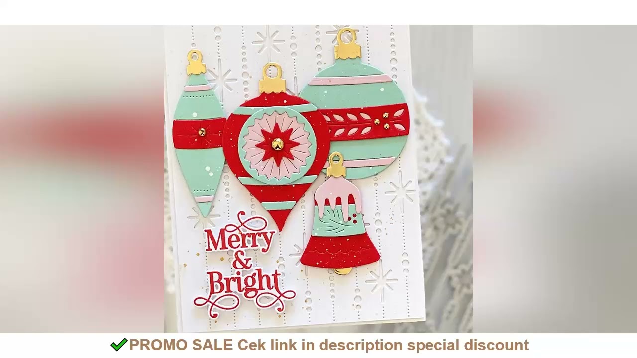 2024 New Arrival Christmas Lantern Star Background Metal Cutting Dies for Scrapbook Card Making Knif