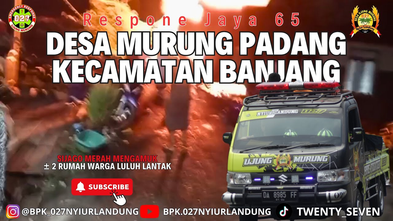 65# Respon Kebakaran Desa Murung Padang Kecamatan Banjang Berkobarr 🔥 