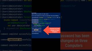 Change Local Administrator Passwords on All Computers in a Domain Using PowerShell