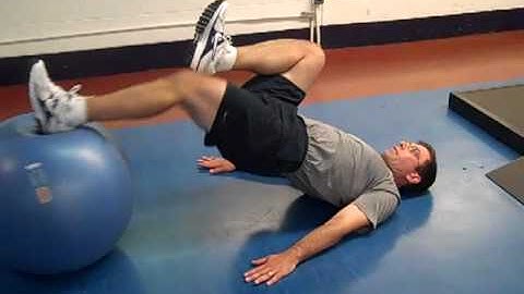 SL Swiss Ball (SB) Leg Curl