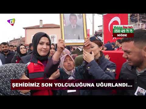 Piyade Uzman Çavuş Hikmet Aslan Niğde’de son yolculuğuna uğurlandı...