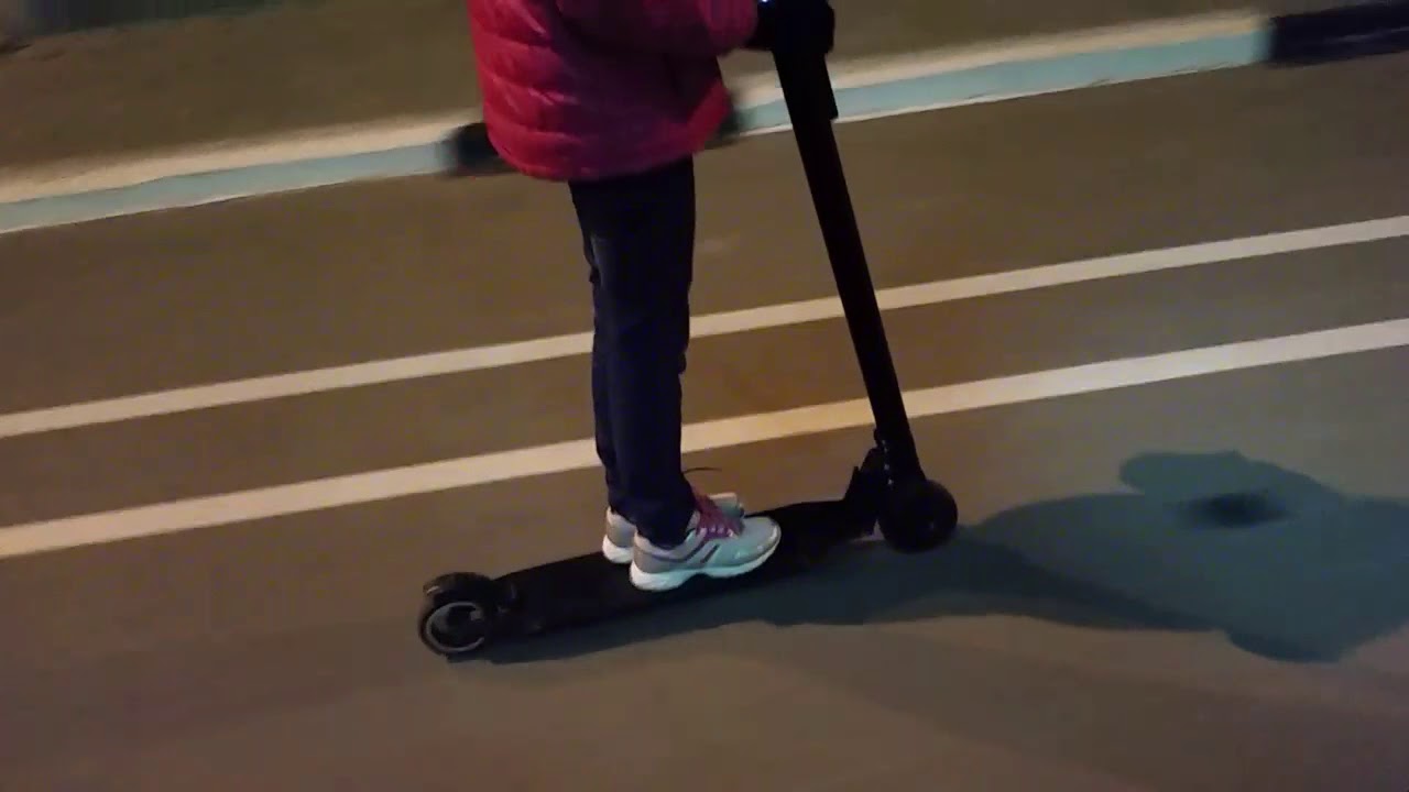 Катаемся на электросамокате ICONBIT Kick Scooter XT YouTube