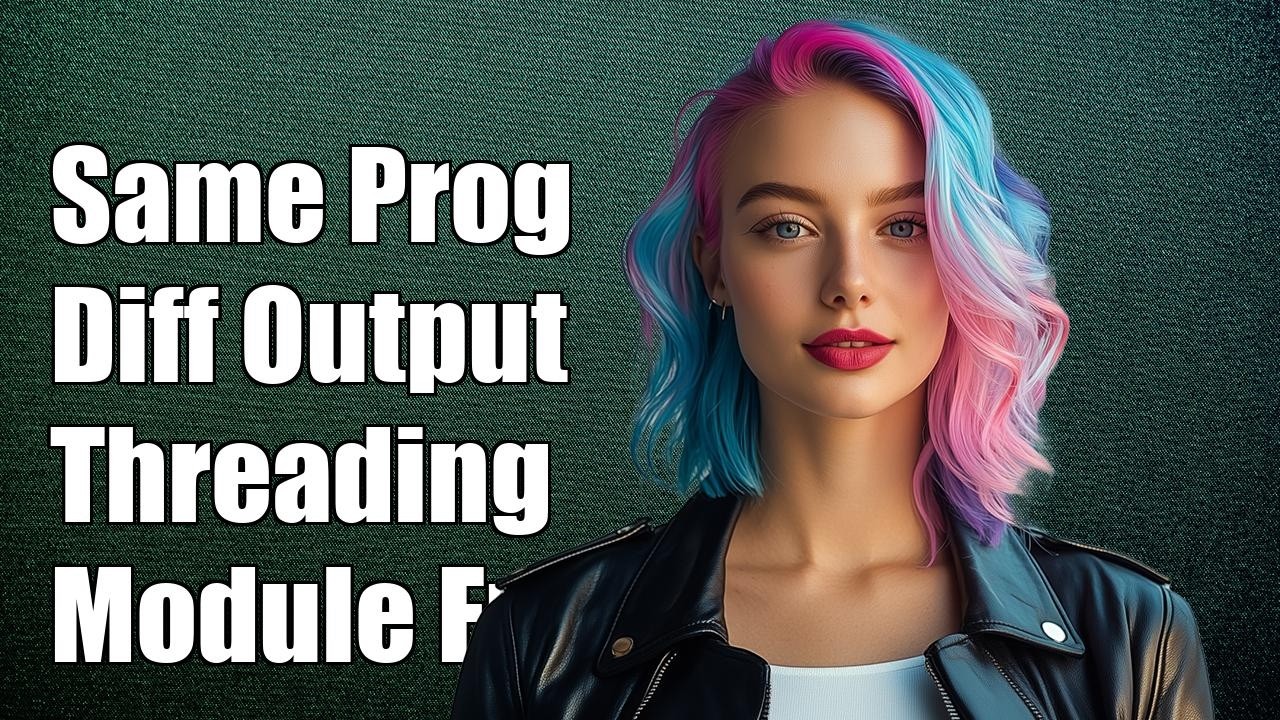 same program different output in threading module - YouTube