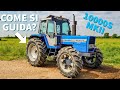 Let's drive Landini 10000 S MK II [FHD][GoPro]