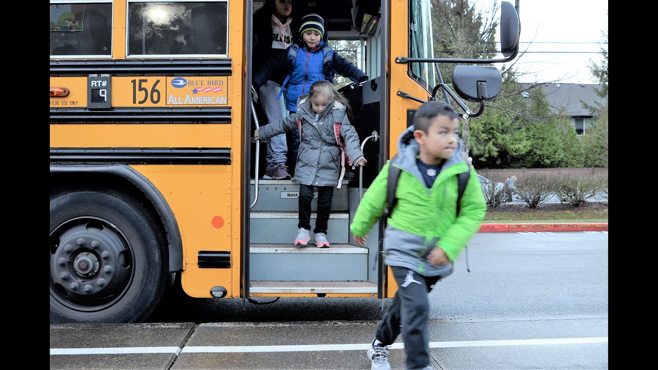 Riding the bus in Renton School District - YouTube
