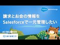 Salesforce上で請求から入金管理まで一元化(請求管理ロボ)