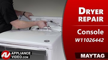 Maytag Dryer - Buttons Not Working - Console Repair