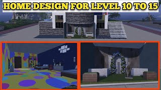 HOME BUILDING DESIGN PUBG MOBILE | 10 TO 15 LEVEL'S OF HOME DESIGN PUBG MOBILE | MY HOME EVENT PUBGM