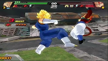 SUPER VEGETTO VS GOGETA SJJ4 | DBZ BT3 WII - HD