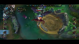 Got a free jinx skin, and she got one lucky ult moment.