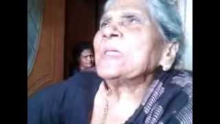 Mom singing challani samsaram -