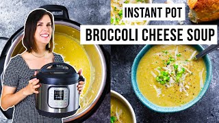 Secret Ingredient Instant Pot Broccoli Cheese Soup | Healthier * Meal Prep