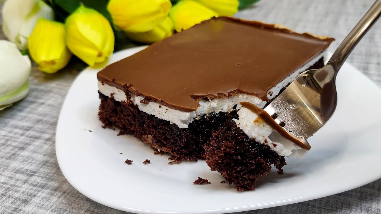 Marshmallow Cake - Delicious Homemade Marshmallow Dessert