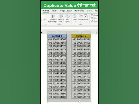 How to Highlights Duplicate Values with conditional formatting in excel ...