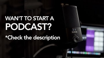 RODE Connect | Start a Podcast using the RODE NT-USB Mini Microphone. Check the description.