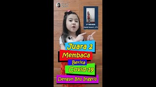Membaca berita COVID dengan mengunakan BAHASA INGGRIS untuk anak-anak