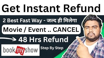 Movie cancel refund BookMyShow | BookMyShow refund | Movie cancel refund | Book my show