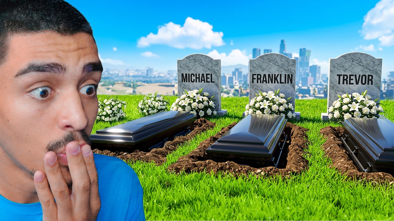 FRANKLIN, MICHAEL E TREVOR MORRERAM NO GTA 5!
