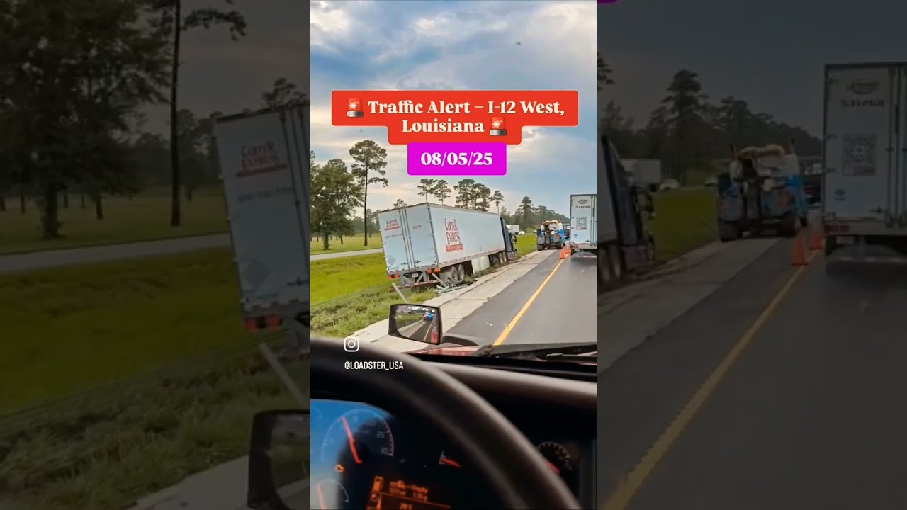  Traffic Alert I 12 West Louisiana