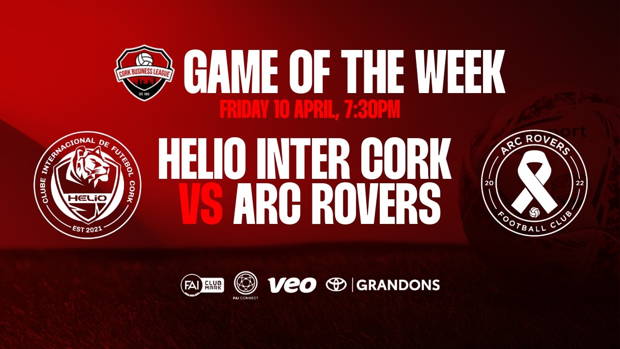 GRANDONS CBL SHIELD QF - Helio Inter Cork vs ARC Rovers - YouTube