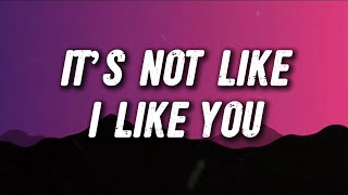 Static-P - It’s Not Like I Like You (Lyrics)
