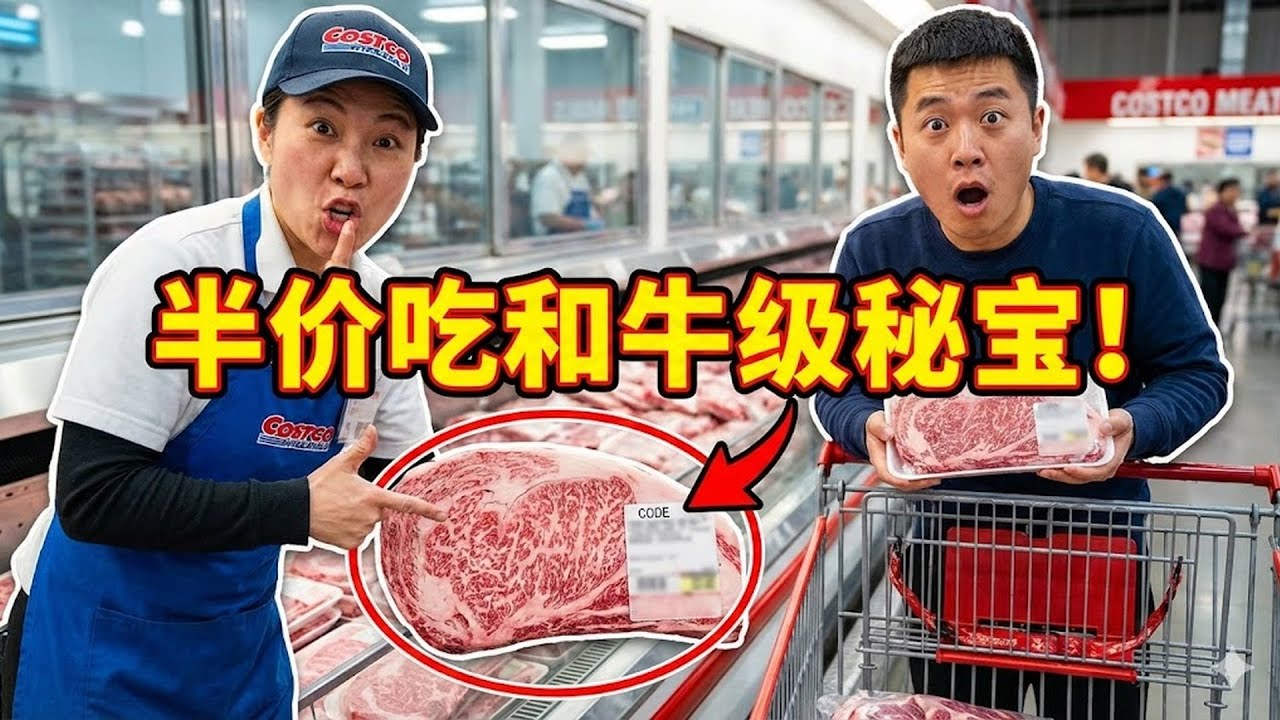 Costco資深肉部員工爆料：牛肉區這 5 個「隱藏部位」才是極品：價格只有和牛的一半，看到「這組代碼」請直接搬空！#Costco #牛肉 #隱藏部位 #和牛 #爆料 #購物攻略 #Costco肉部