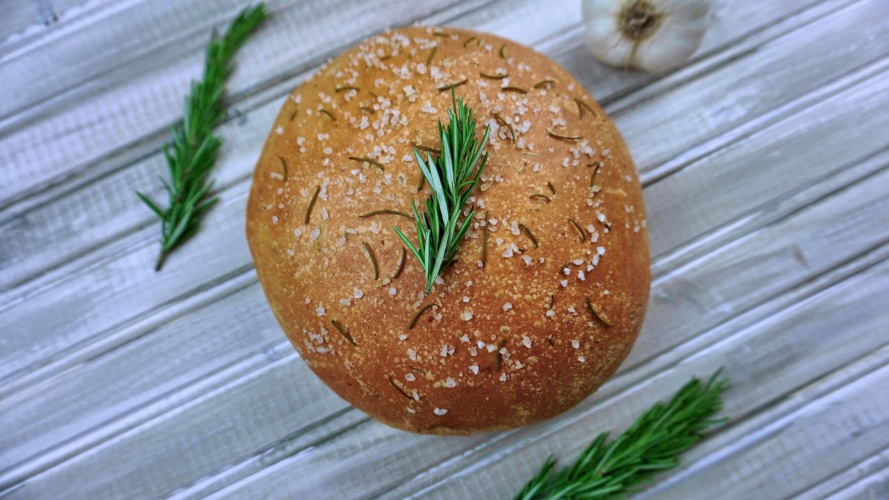 Roasted Garlic Rosemary Bread What's For Din'? Courtney Budzyn Recipe 99 YouTube