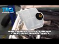 How to Replace Coolant Reservoir 2010 2013 Ford Transit Connect