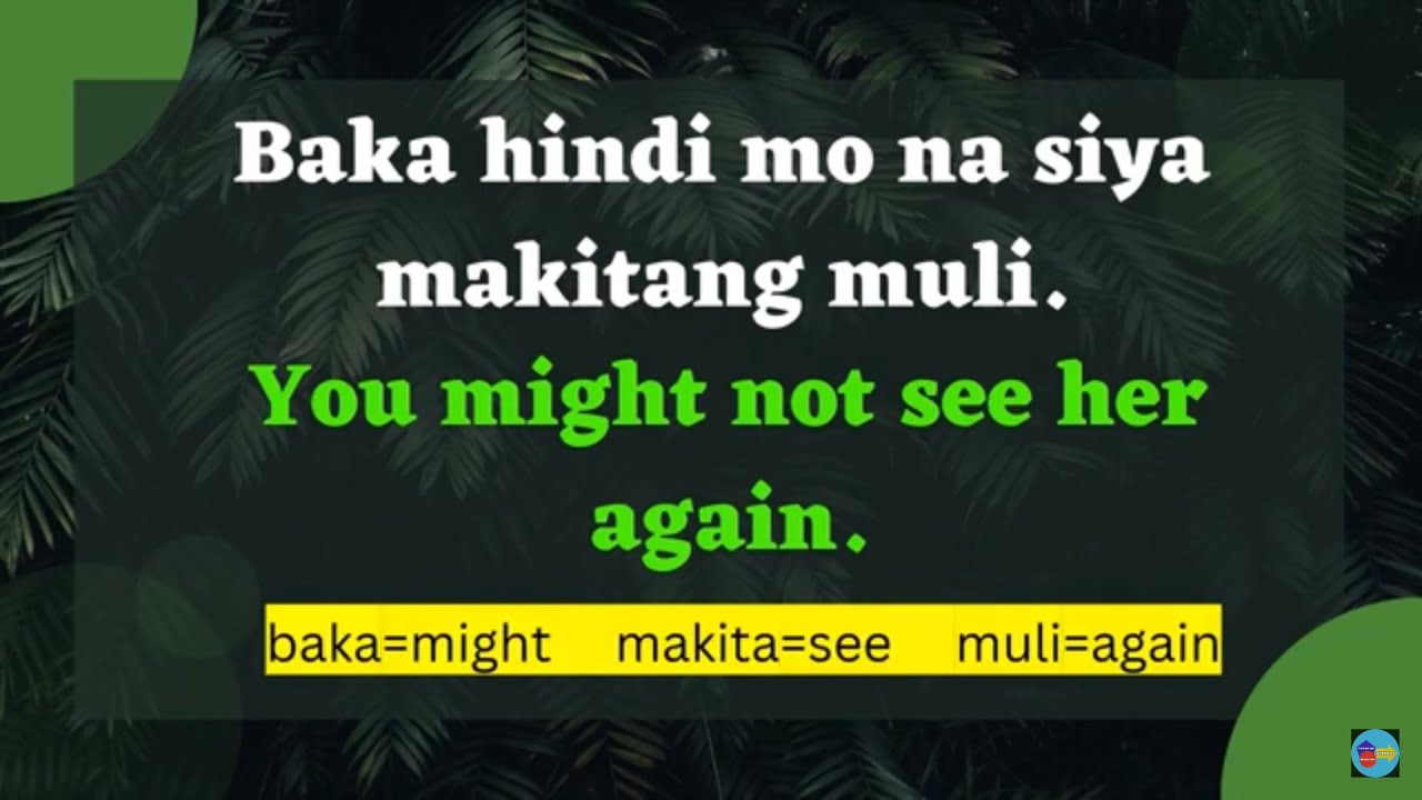 EASY TO LEARN TAGALOGENGLISH SENTENCES FOR FILIPINO LEARNERS8 