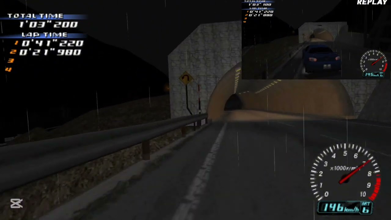 失敗作？ TAS 頭文字D STREET STAGE 八方ヶ原 復路 雨 RX-8 2'21