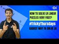 How to Solve LR Linear Puzzles Very Fast | #TrickyThursdays With Crack Every Test | Jigar Parekh