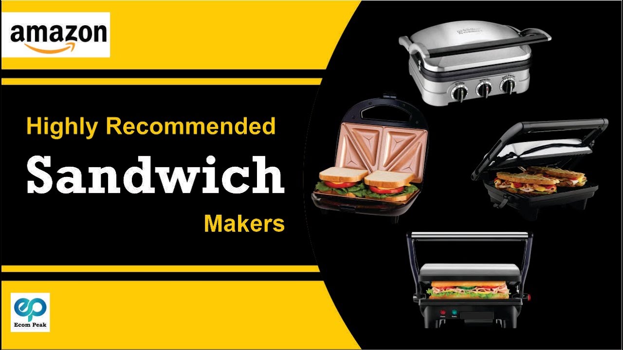 Highly recommended 4 Amazon Sandwich Makers | Amazon Products | Smart Kitchen Gadgets