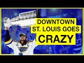 Blues Win The Stanley Cup! | Downtown St. Louis Goes CRAZY