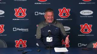 Watch Auburn Head Basketball Coach Bruce Pearl Preview Texas Road Game