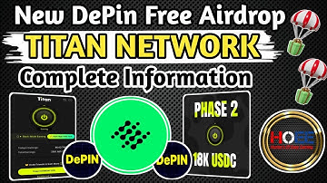 🪂 TITAN NETWORK DePin FREE AIRDROP FULL GUIDE // NEW DePin NODE RUN AIRDROP // FREE AIRDROP 2025
