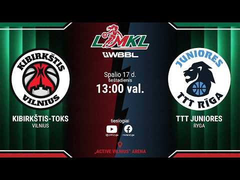 LMKL: Vilniaus „Kibirkštis-TOKS“ – Rygos TTT juniores