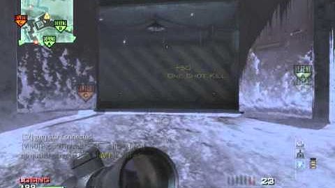 MW3 SICK random 360 jump noscope!!!