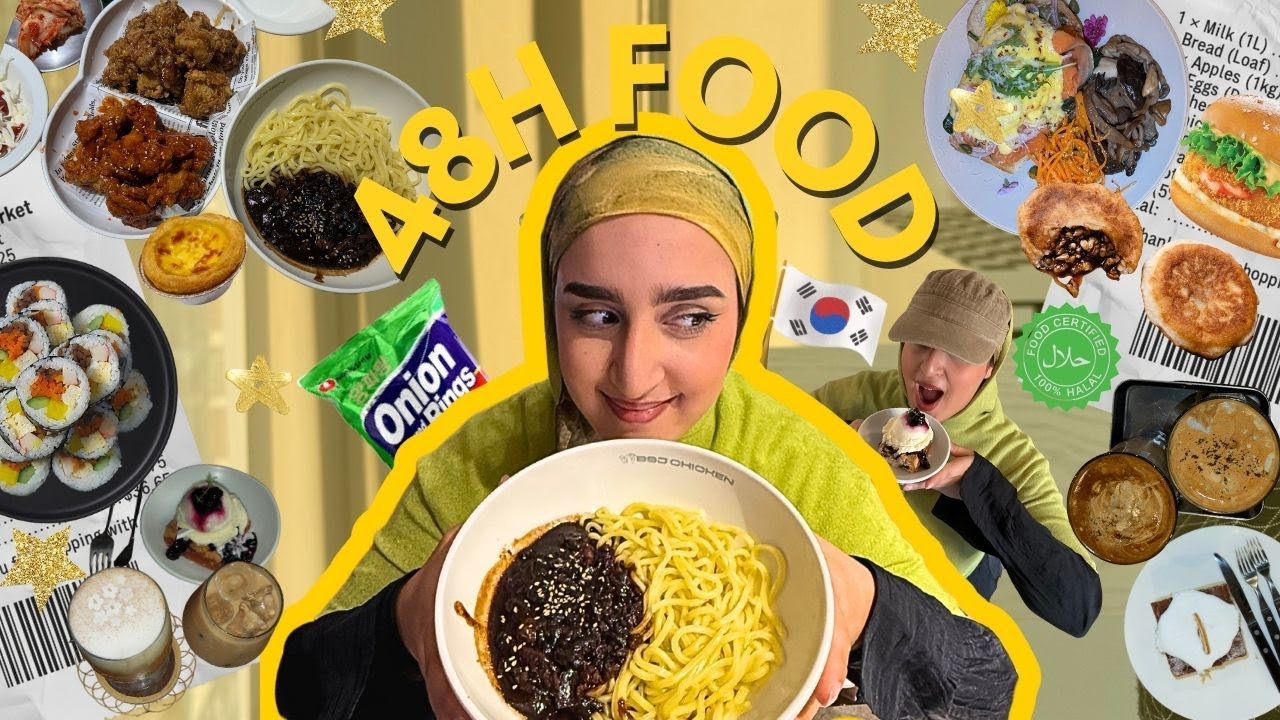 Tout ce que je mange en Corée du Sud (halal edition)